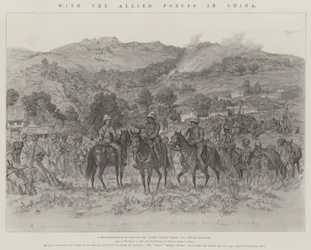 Con las fuerzas aliadas en China